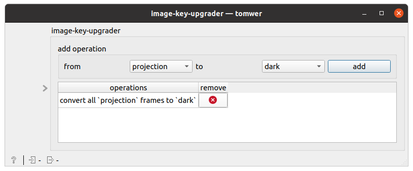 image key upgrader interface